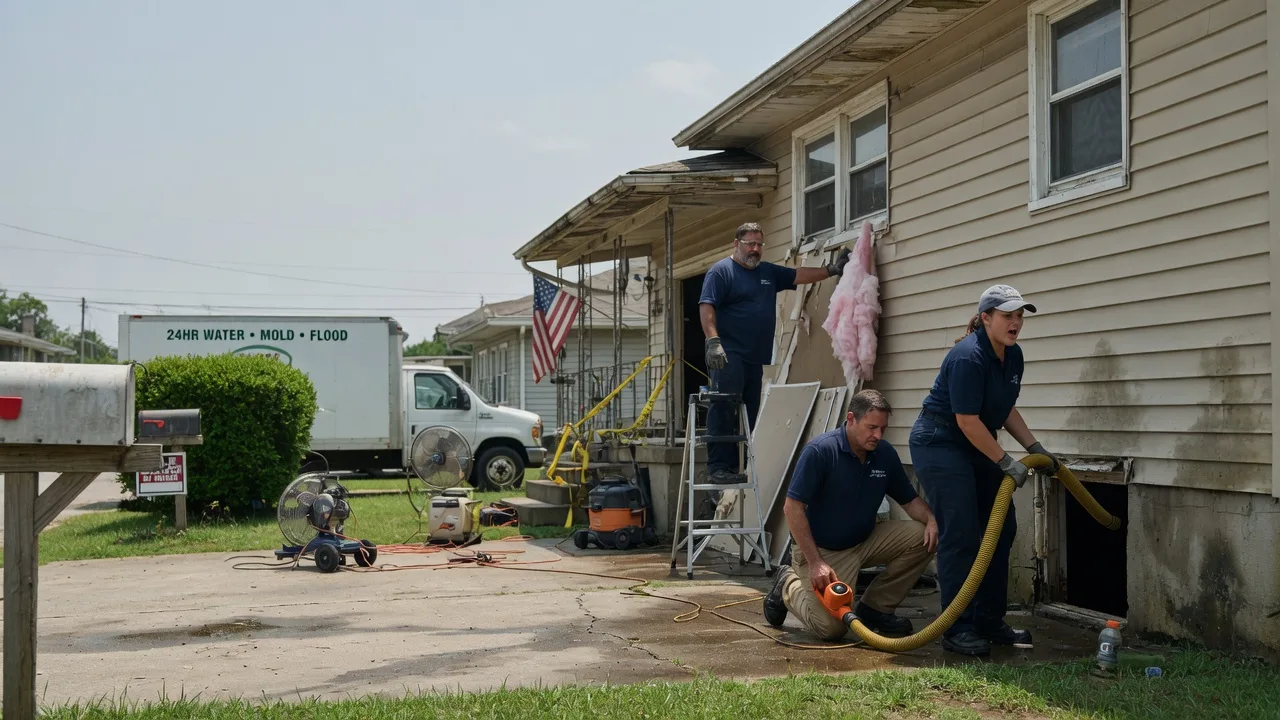 Water Damage Repair in Fiatt, IL near me